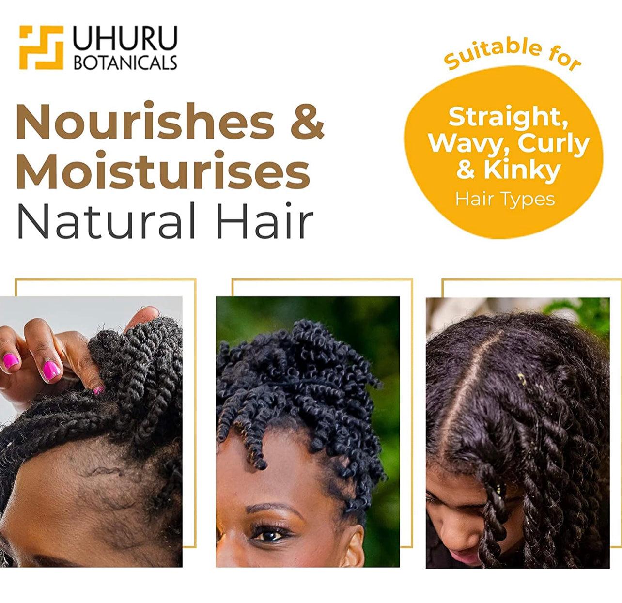 Uhuru Botanicals Chebe Hair Serum – 100ml