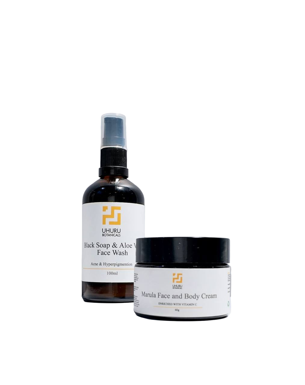 Black Soap & Aloe Vera and  Marula Face Cream