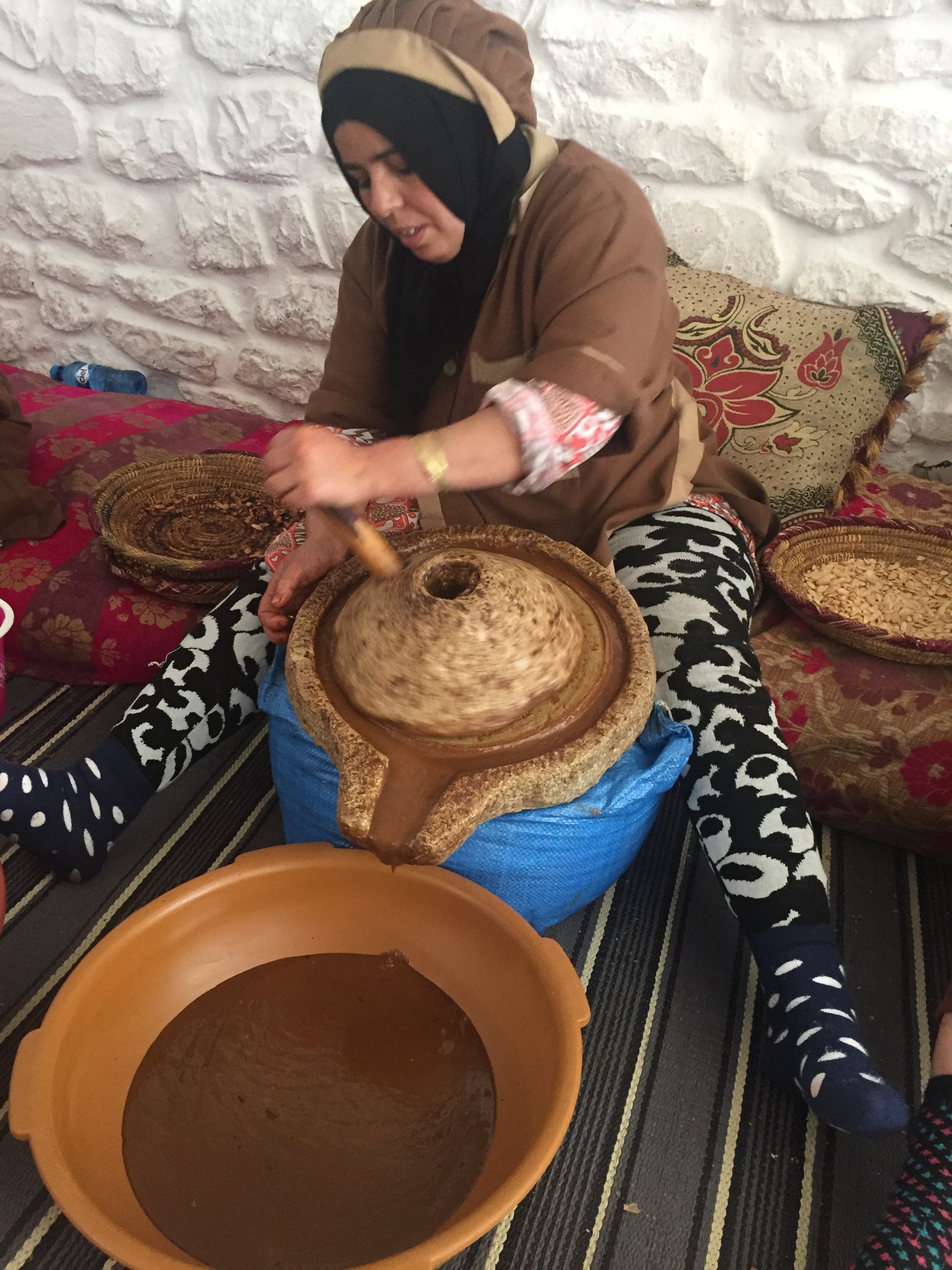 Our Argan oil is made by Berber women from Morocco